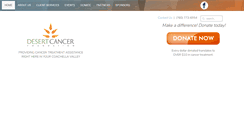 Desktop Screenshot of desertcancerfoundation.org